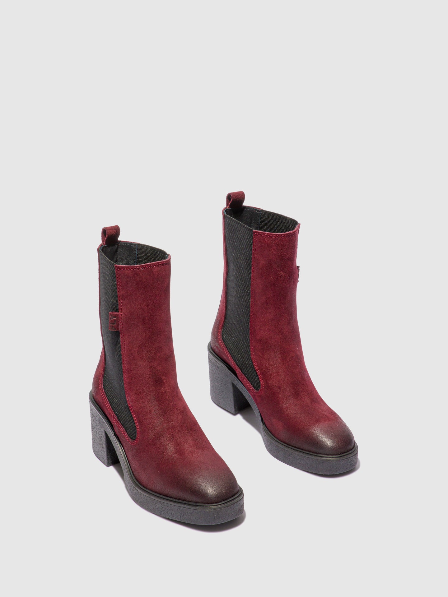 Fly London Chelsea Ankle Boots SIOU800FLY OILSUEDE WINE